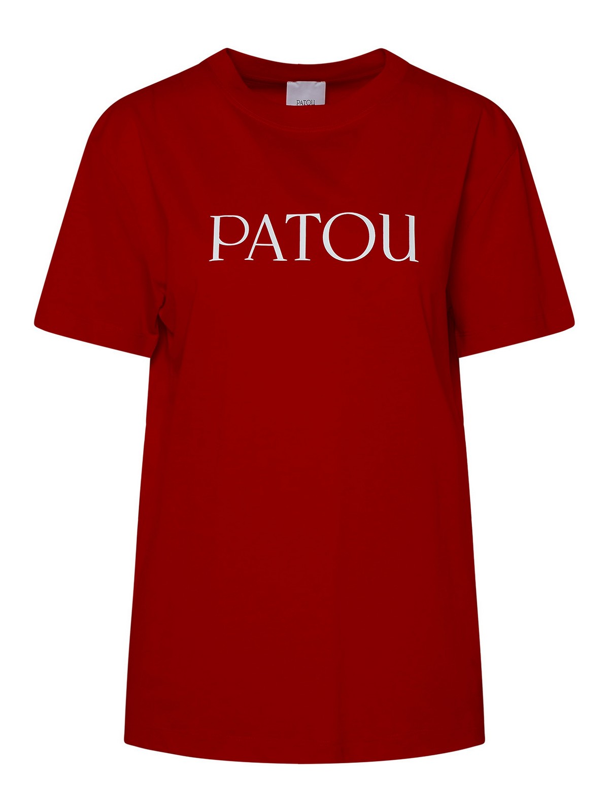 Shop Patou Cotton T-shirt In Red