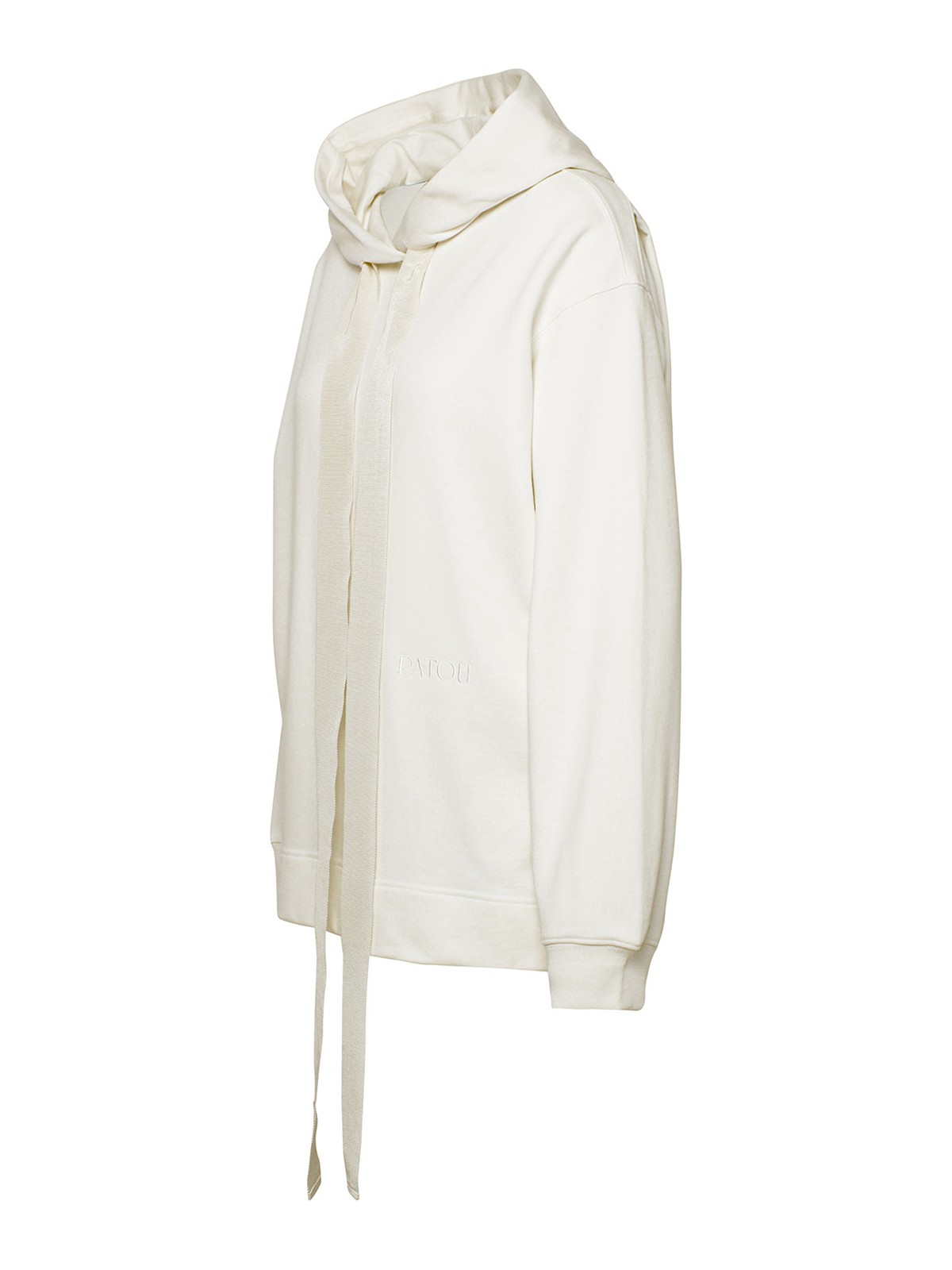 Shop Patou Ivory Cotton Sweatshirt In White