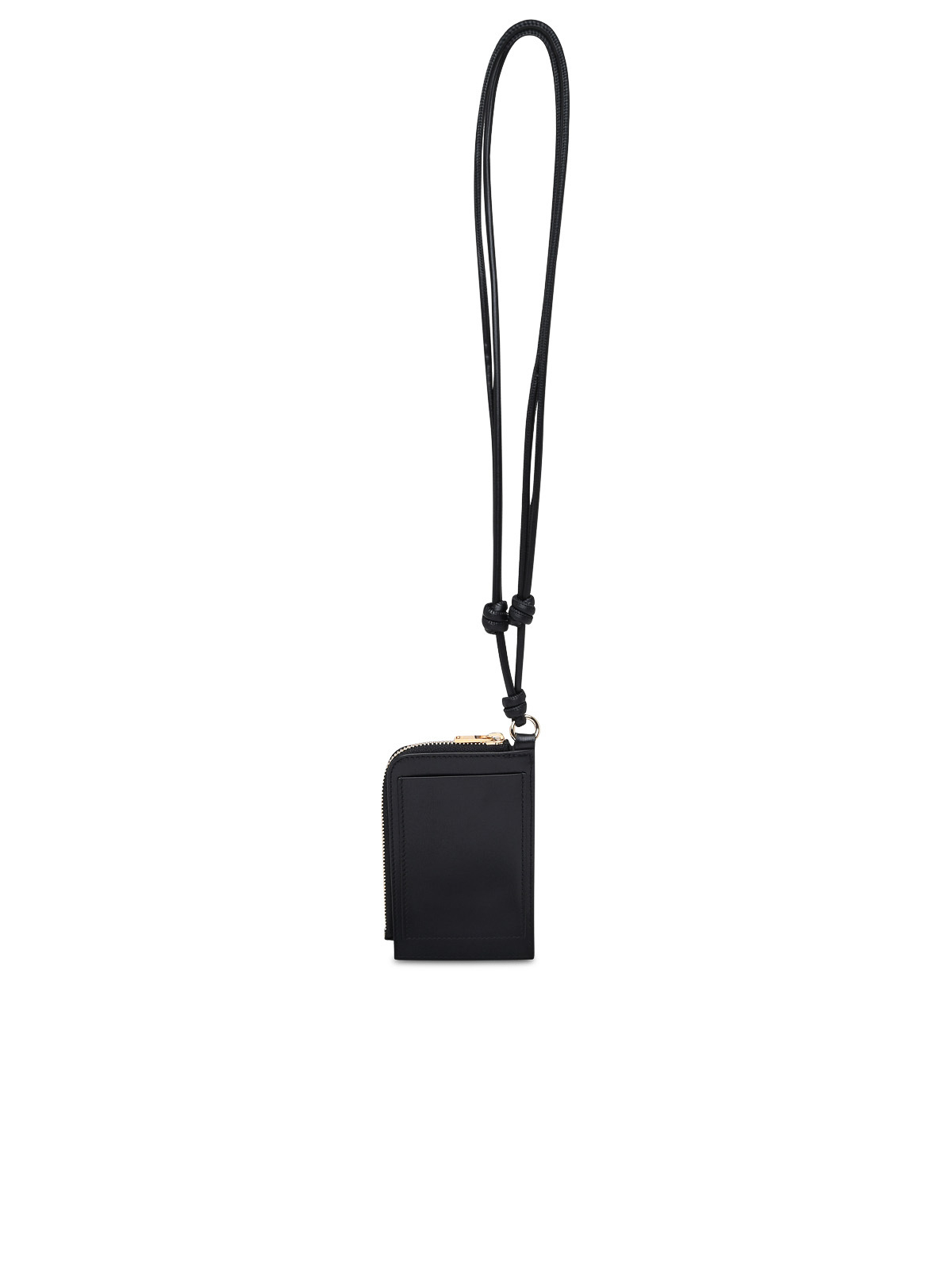 Shop Jil Sander Leather Card Holder In Black