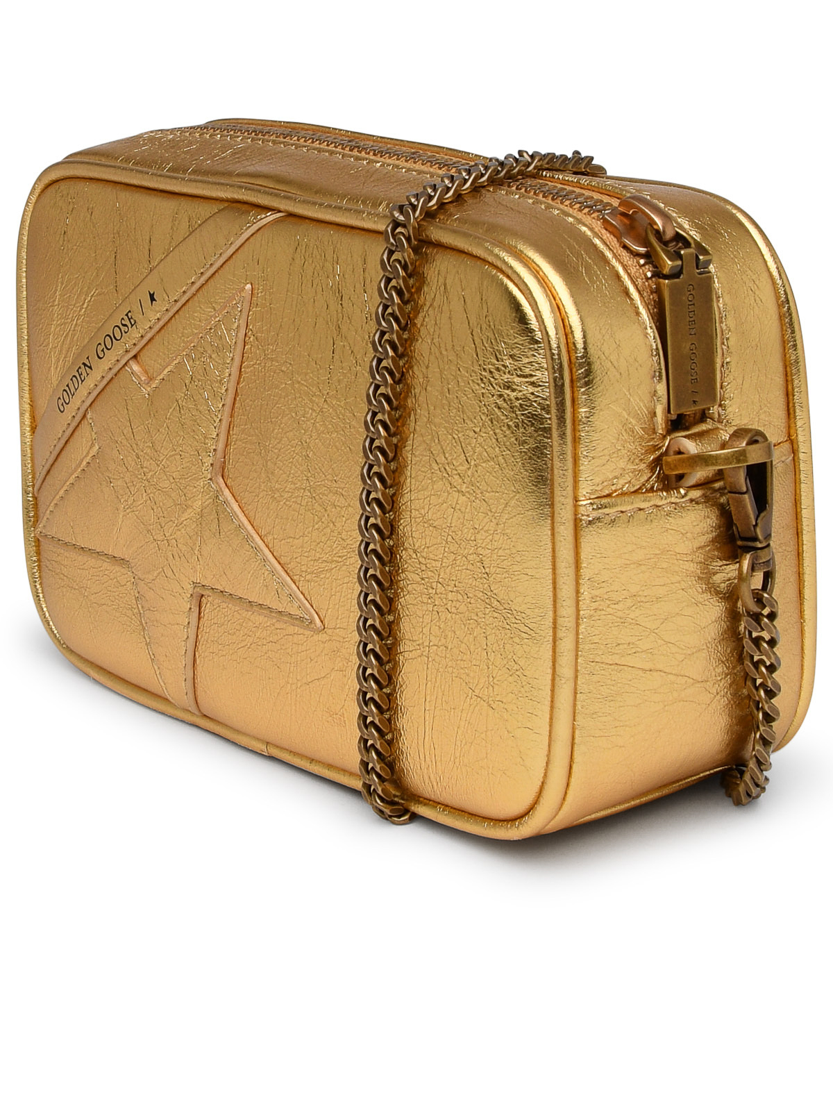 Cross body bags Golden Goose - Tracolla star bag in pelle oro -  GWA00228A00049465121