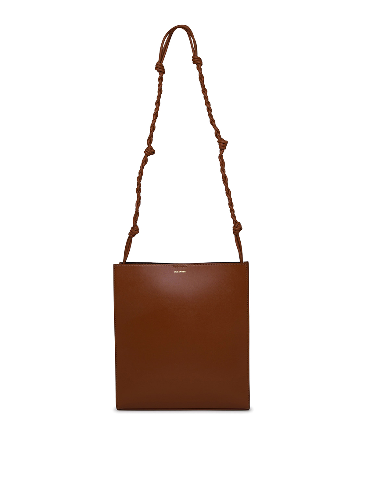 Jil Sander Tangle medium bag in brown leather J07WG0023P4841906