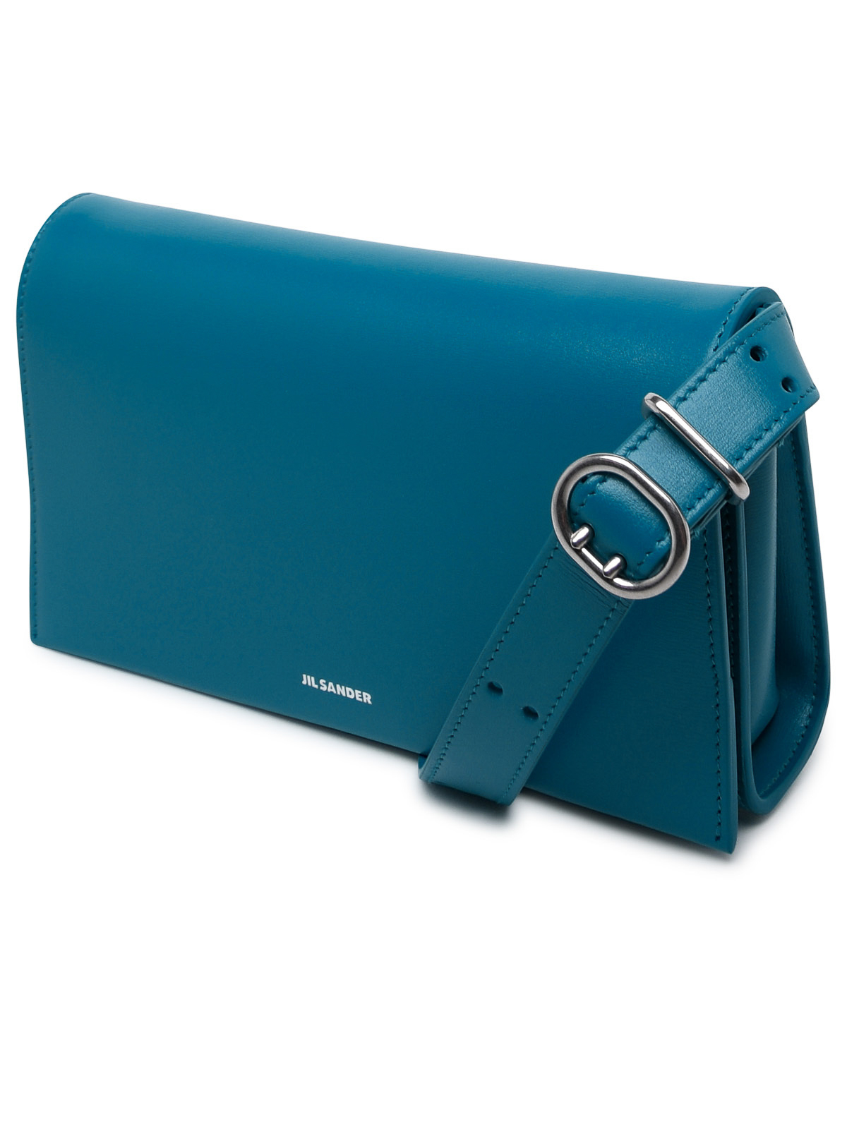 Shop Jil Sander All-day Bag In Light Blue Leather