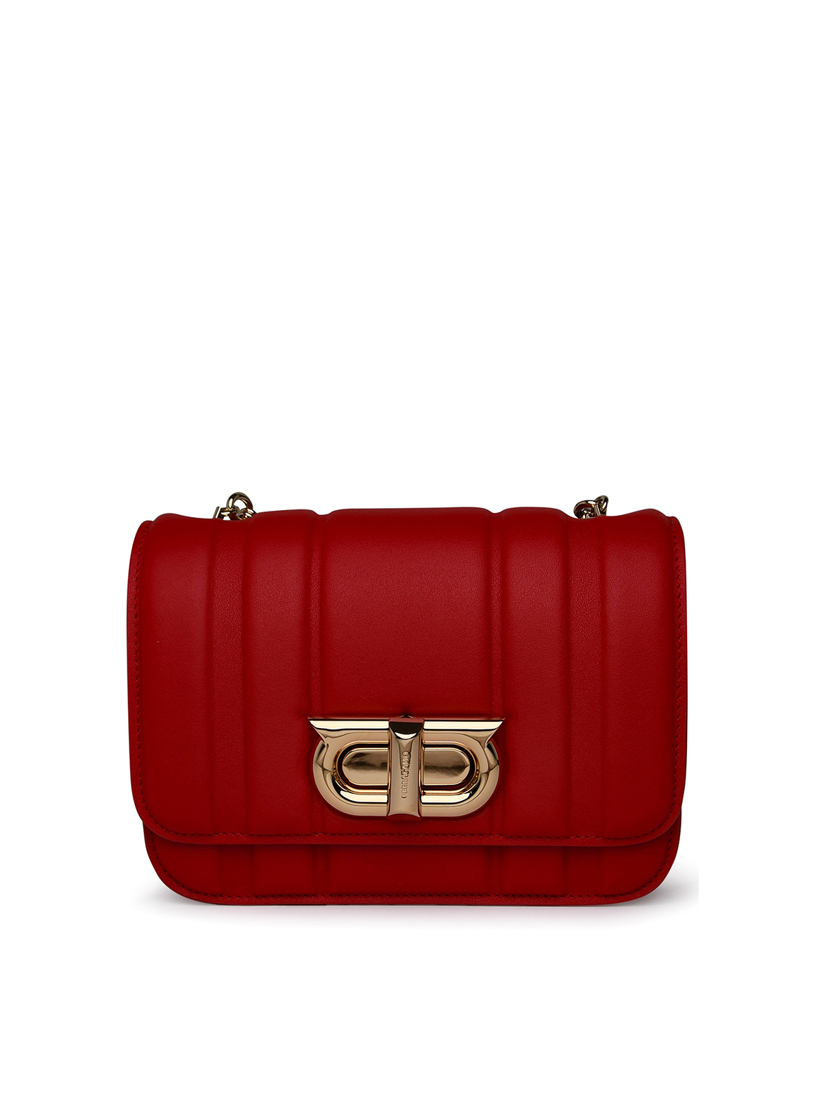 Ferragamo Red Leather Bag