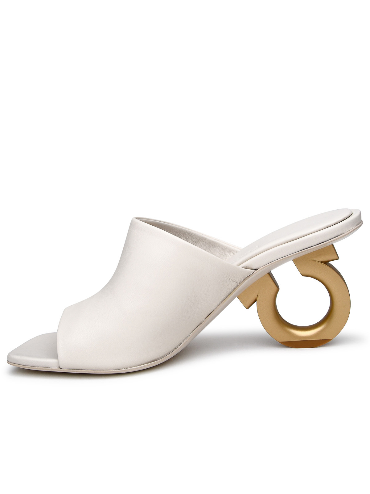 Sandals Salvatore Ferragamo - Astro sandal in ivory leather ...