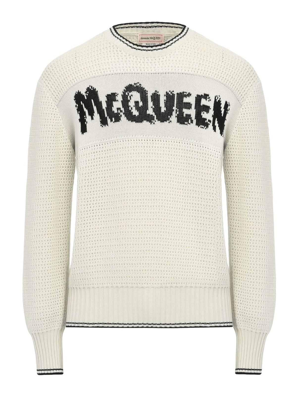 Alexander Mcqueen Sweatshirt In Blanco