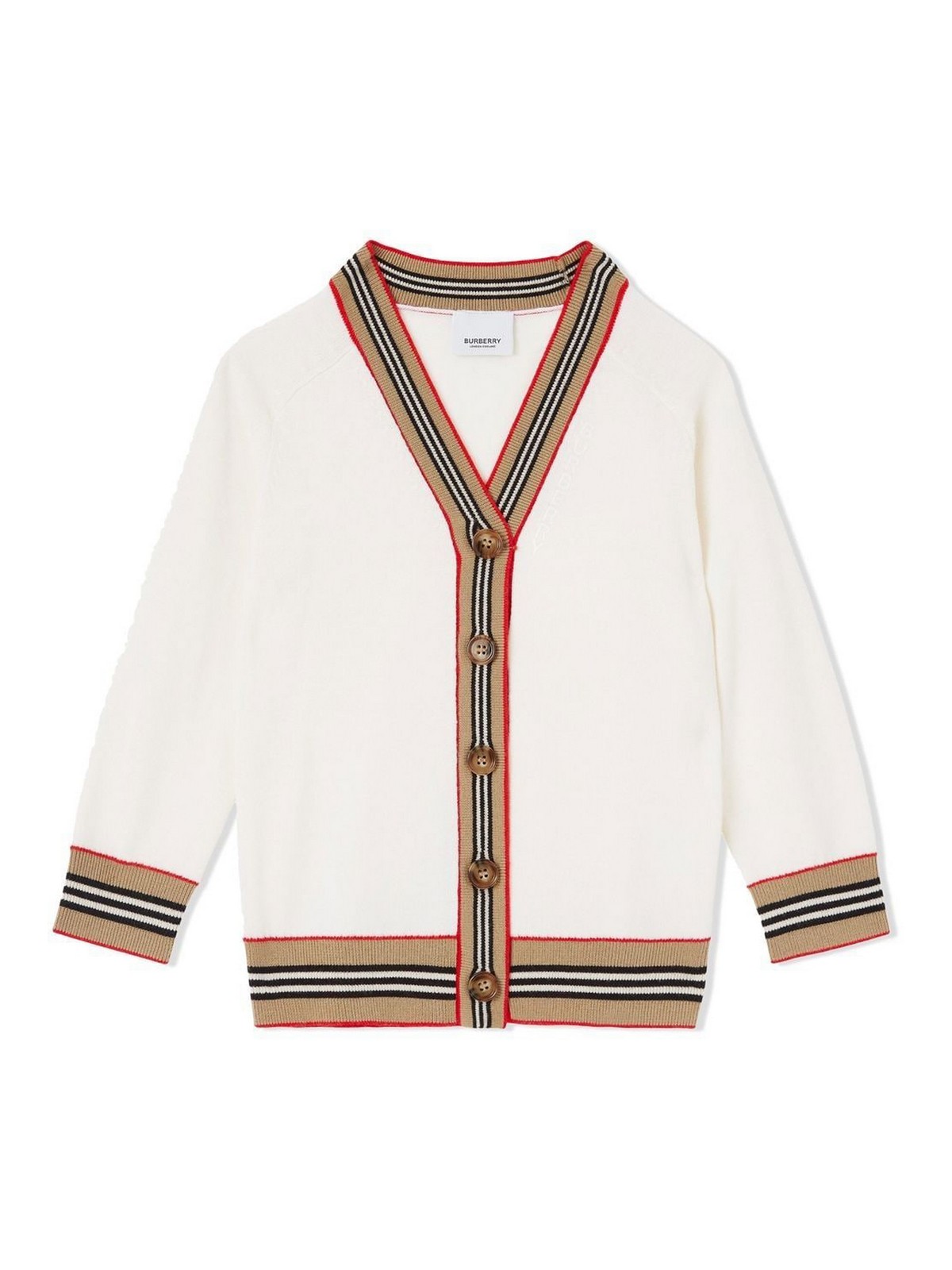 Burberry カーディガン - 白 - 女の子|8054222A1452IVORY