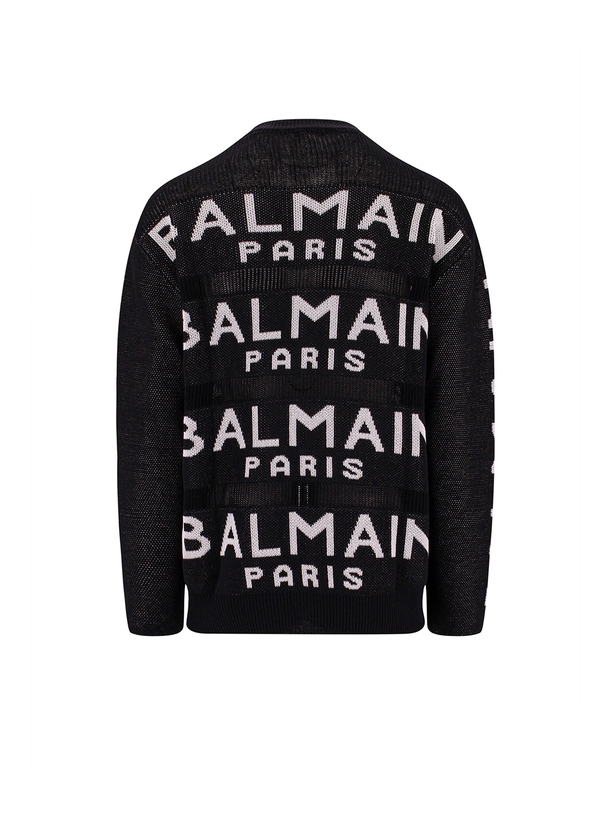 Shop Balmain Sweater In Negro