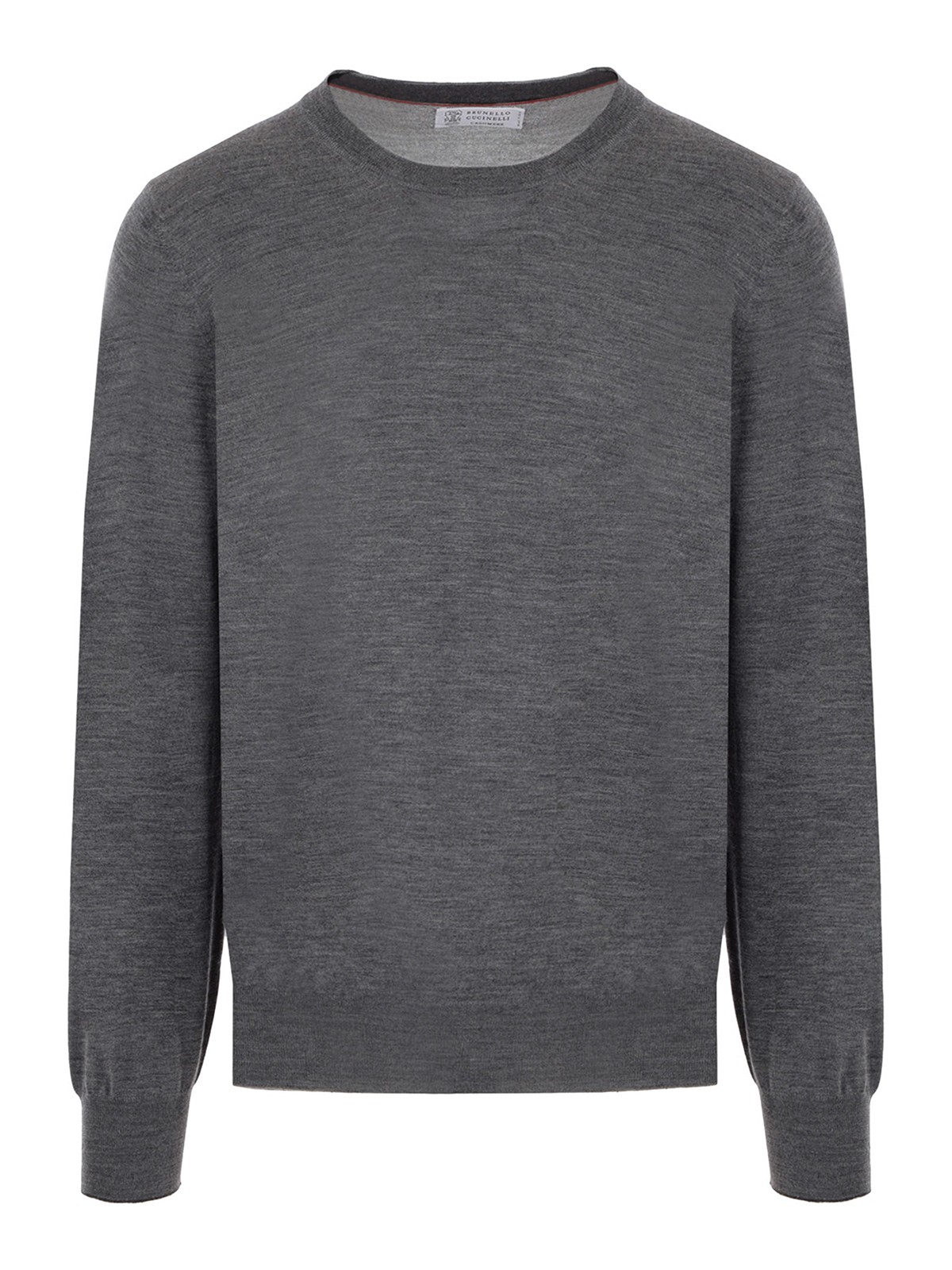 Brunello Cucinelli Cashmere And Silk Sweater In Grey
