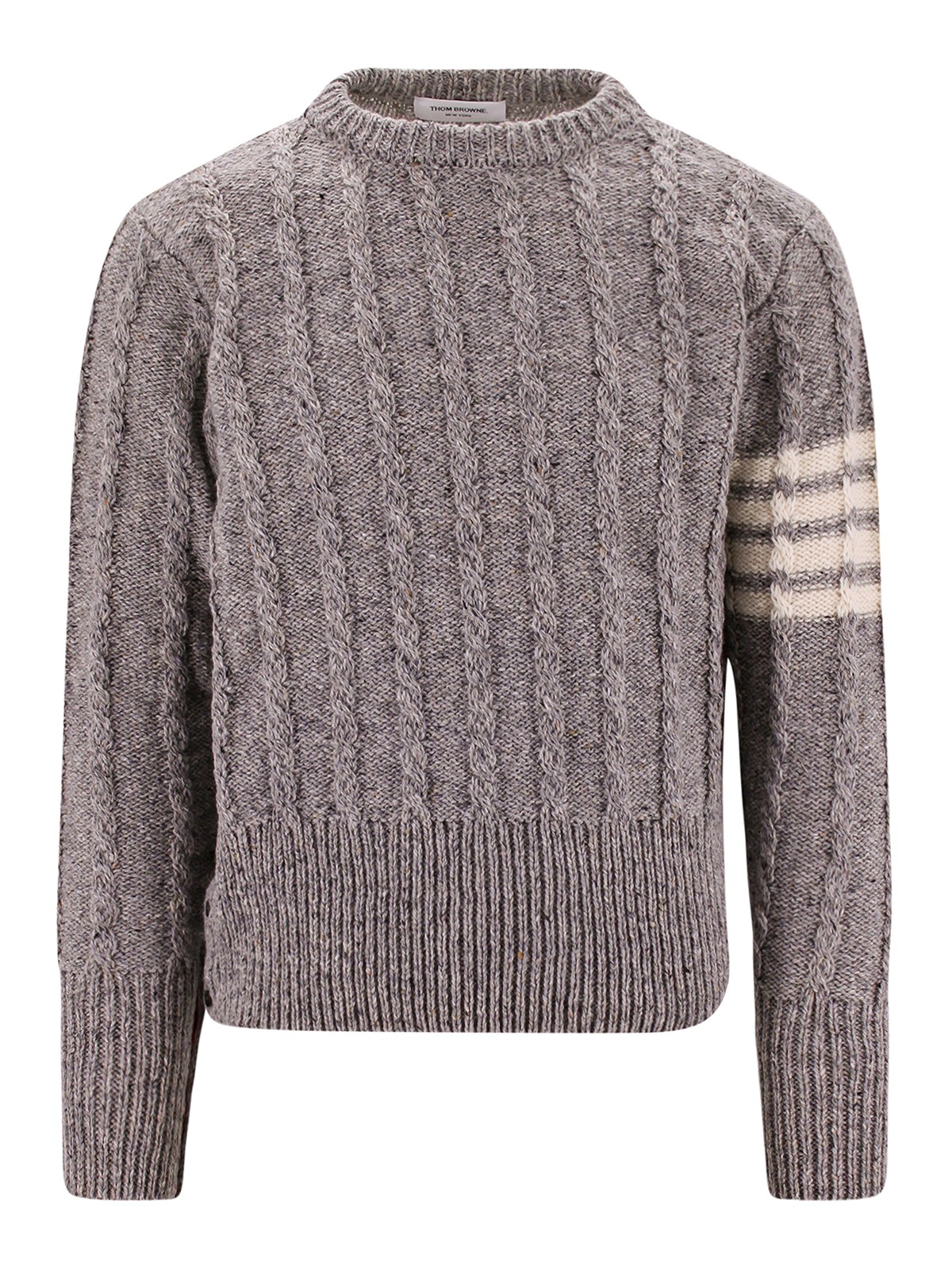 Shop Thom Browne Sweater In Gris