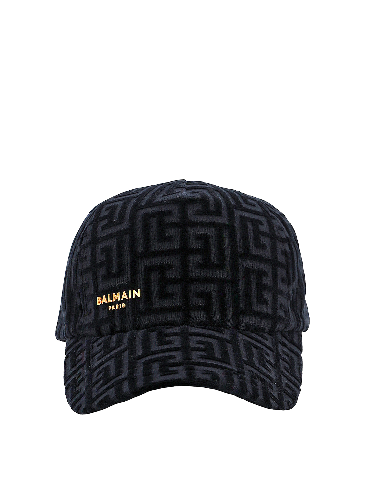 【送料&関税込】Balmain Baseball Cap Cotton cap with Balmain Signature embroidery - Men | BALMAIN