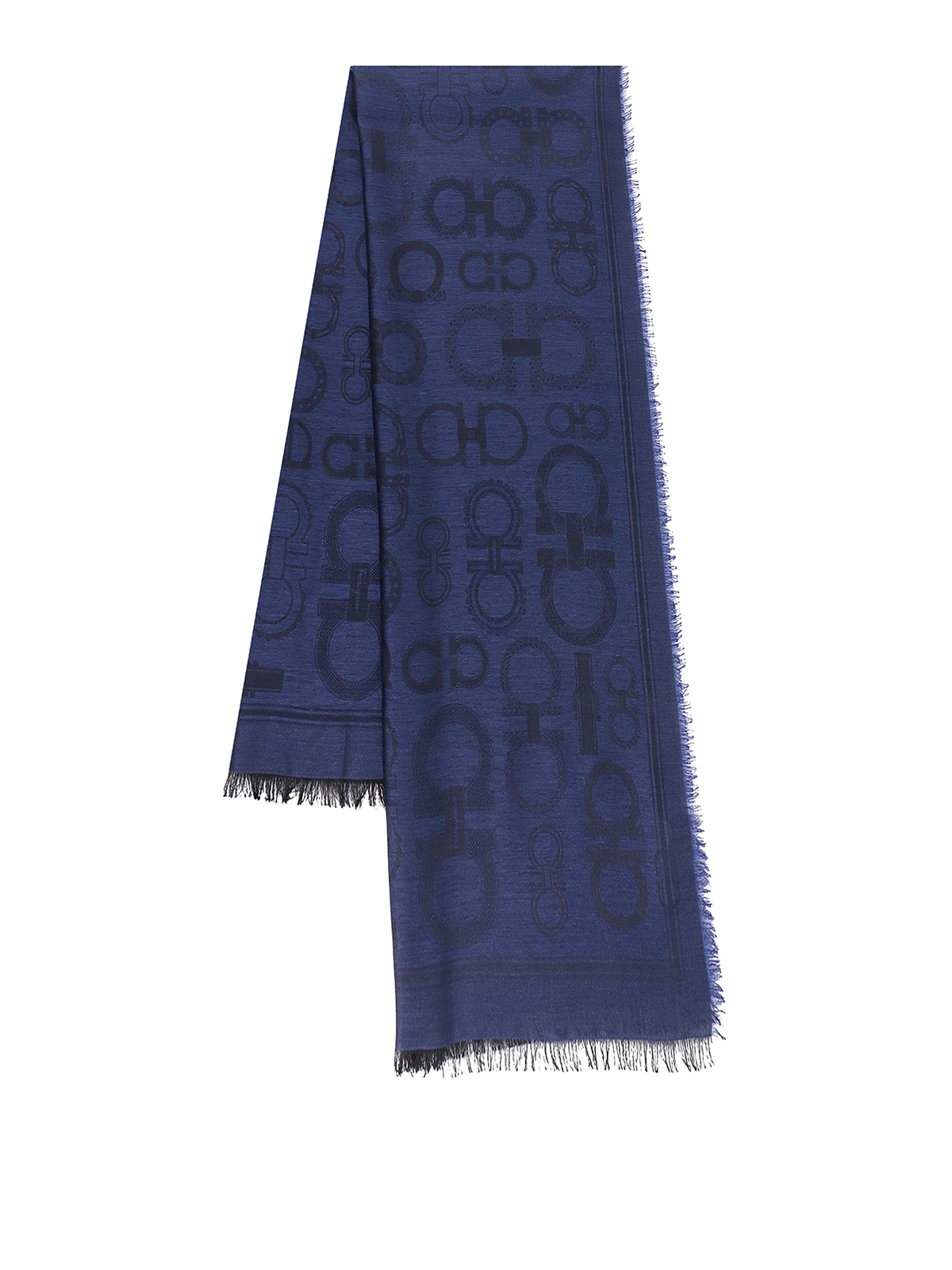 Ferragamo Schal Blau Blau Damen 320115733465BLUE THEBS