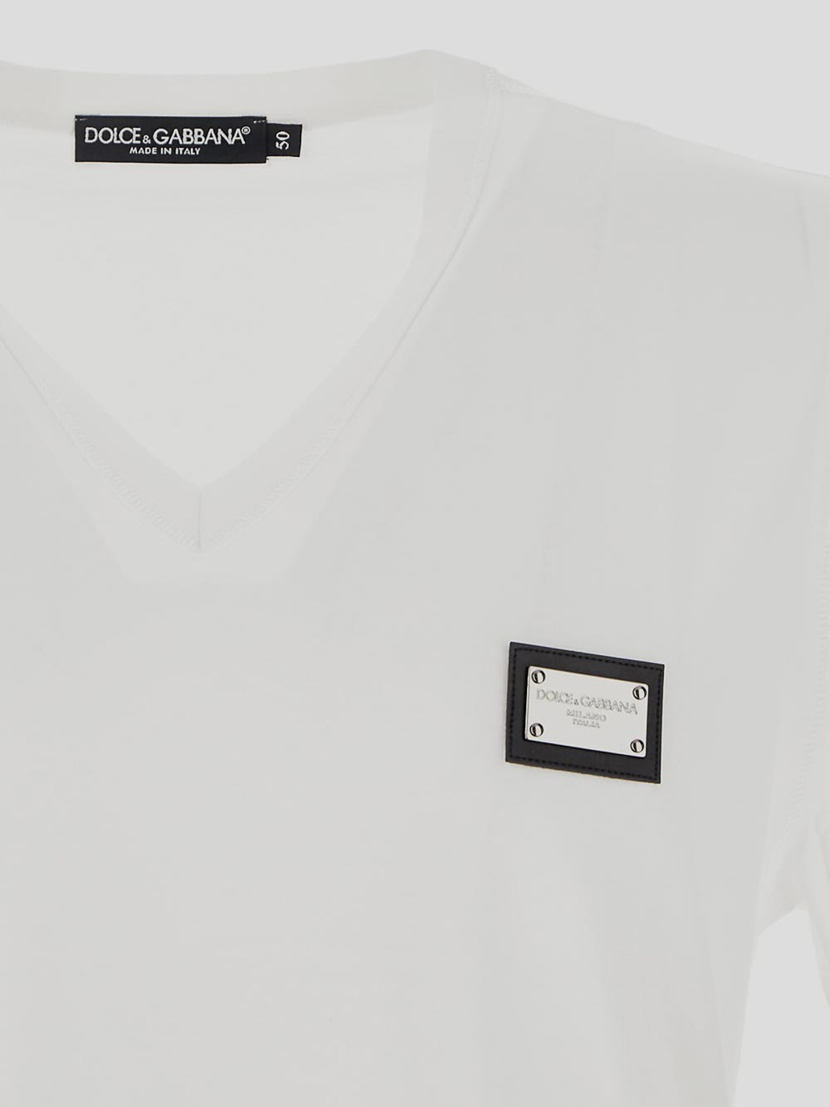 Shop Dolce & Gabbana T-shirt In Blanco