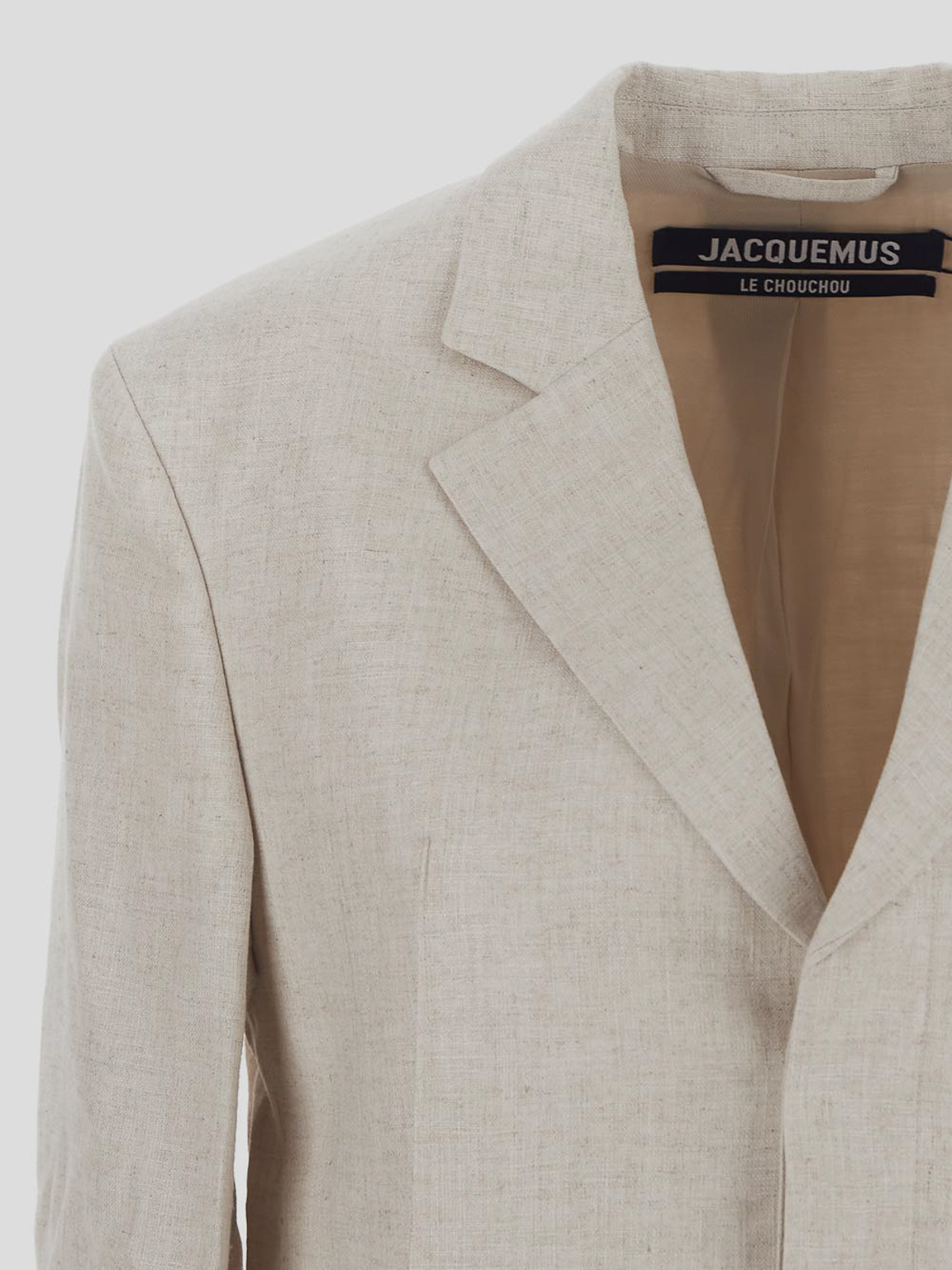 Shop Jacquemus Jacket In Beige
