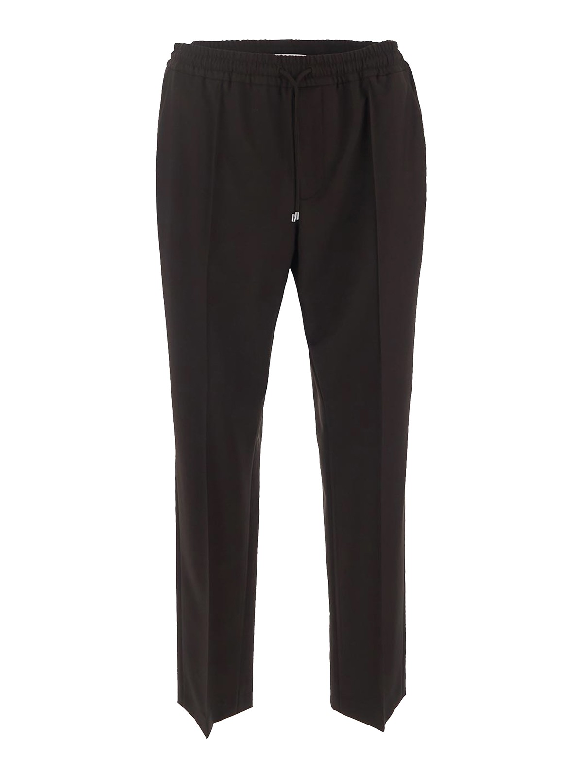 Valentino Casual Trousers In Marrón Oscuro