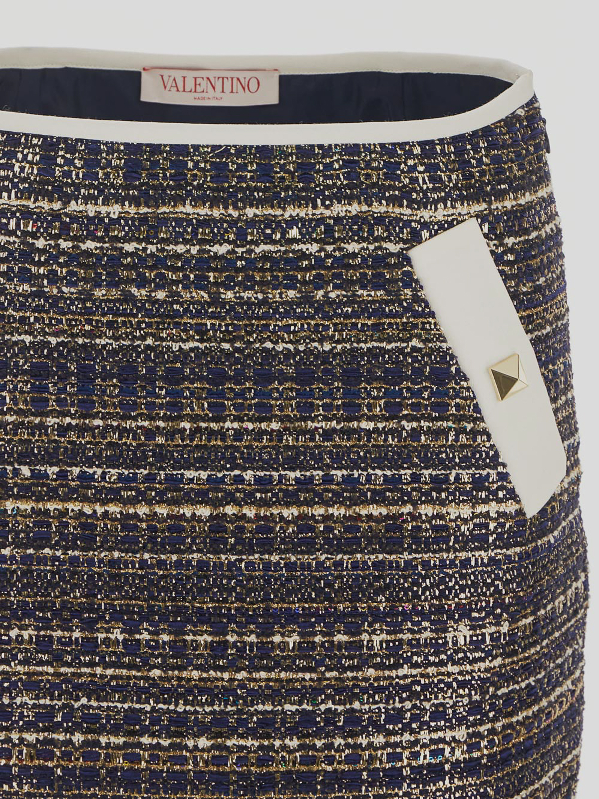Shop Valentino Skirt In Blue