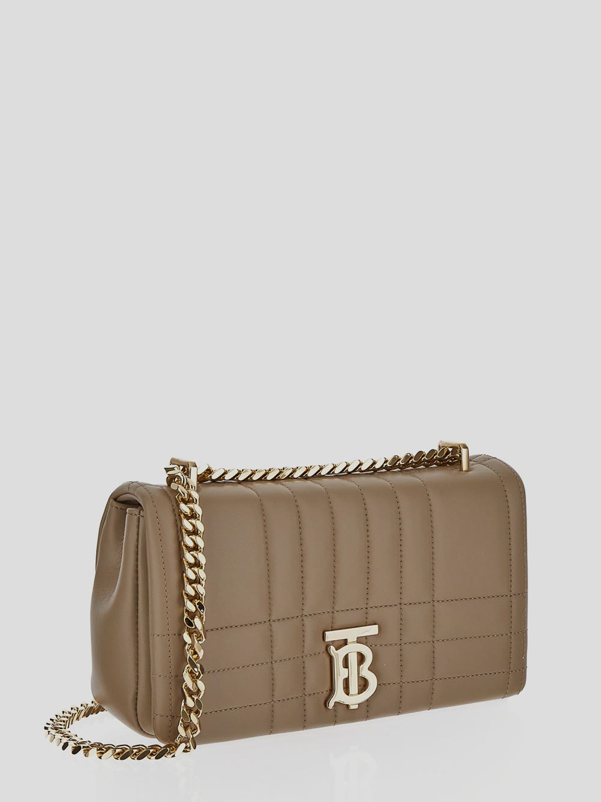 Burberry ベージュ レザー ショルダーバッグ BURBERRY ベージュ レザー ショルダーバッグ