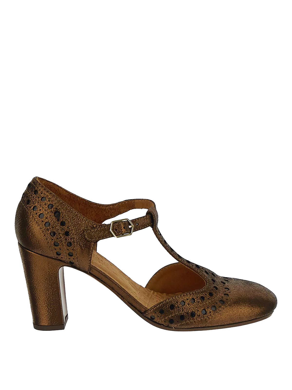 Shop Chie Mihara Zapatos De Salón - Bronce In Bronze