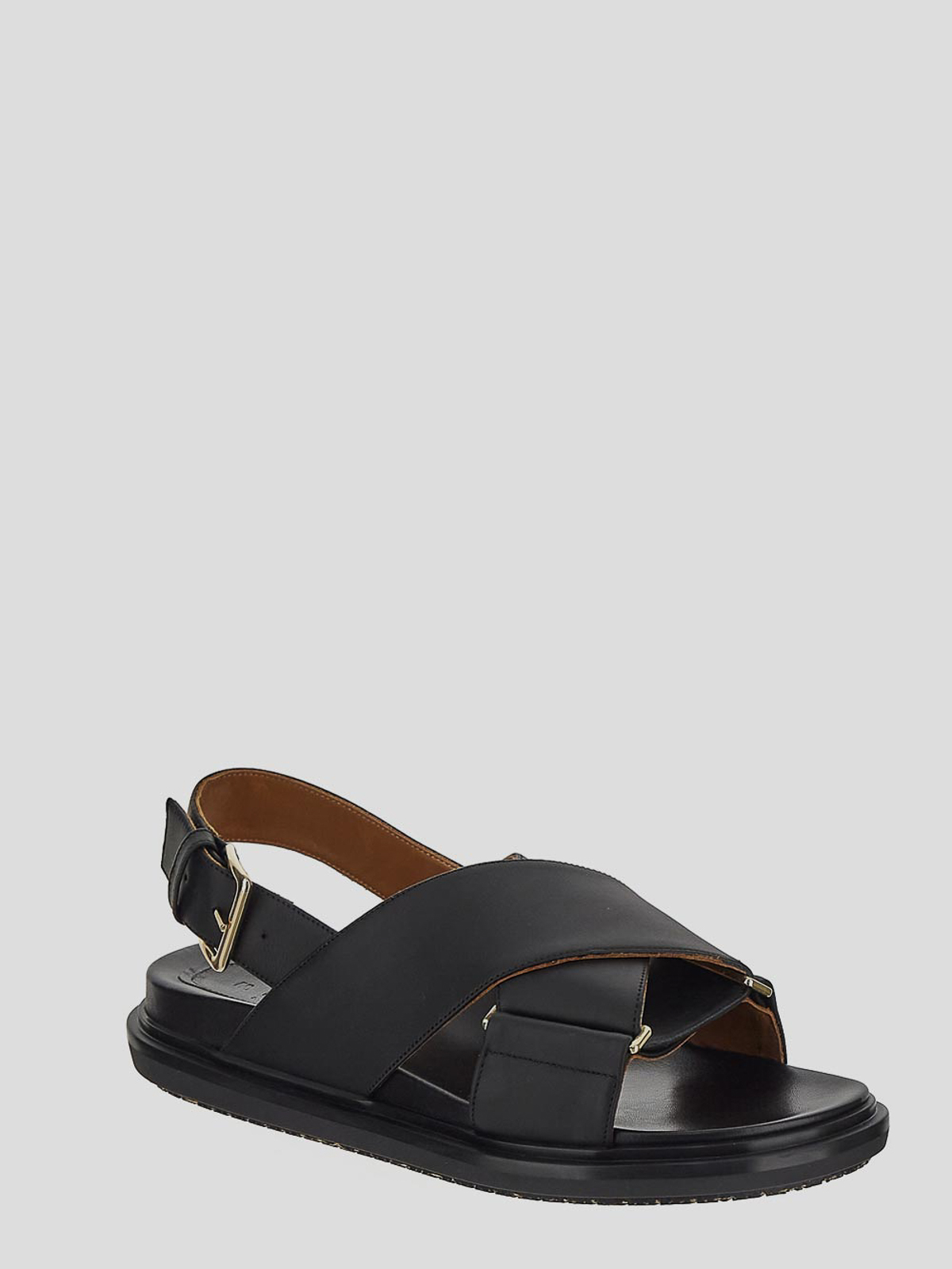 Shop Marni Sandals In Negro