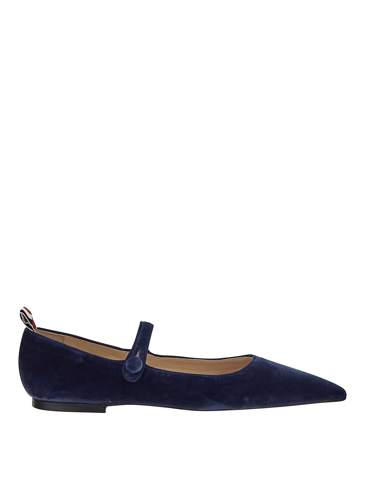 Thom Browne Flat Shoes In Blue