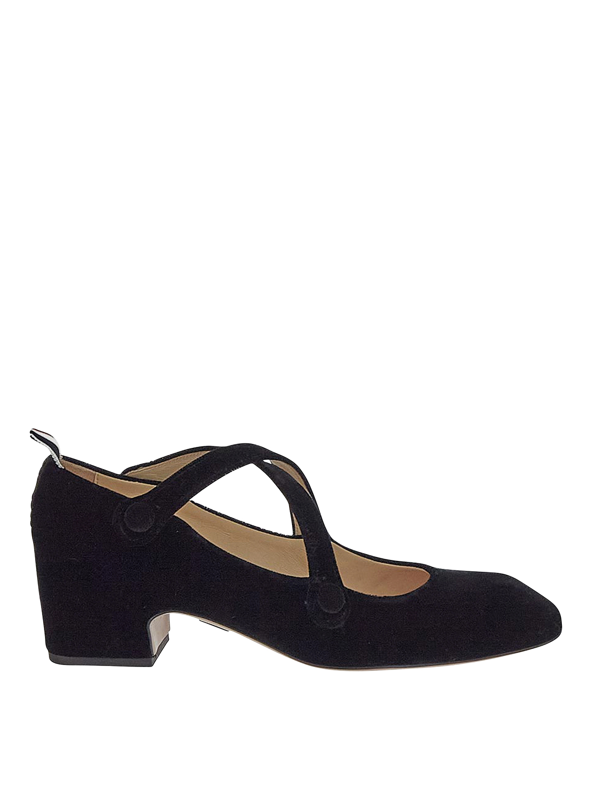 Thom Browne Criss Cross Straps Pumps In Negro