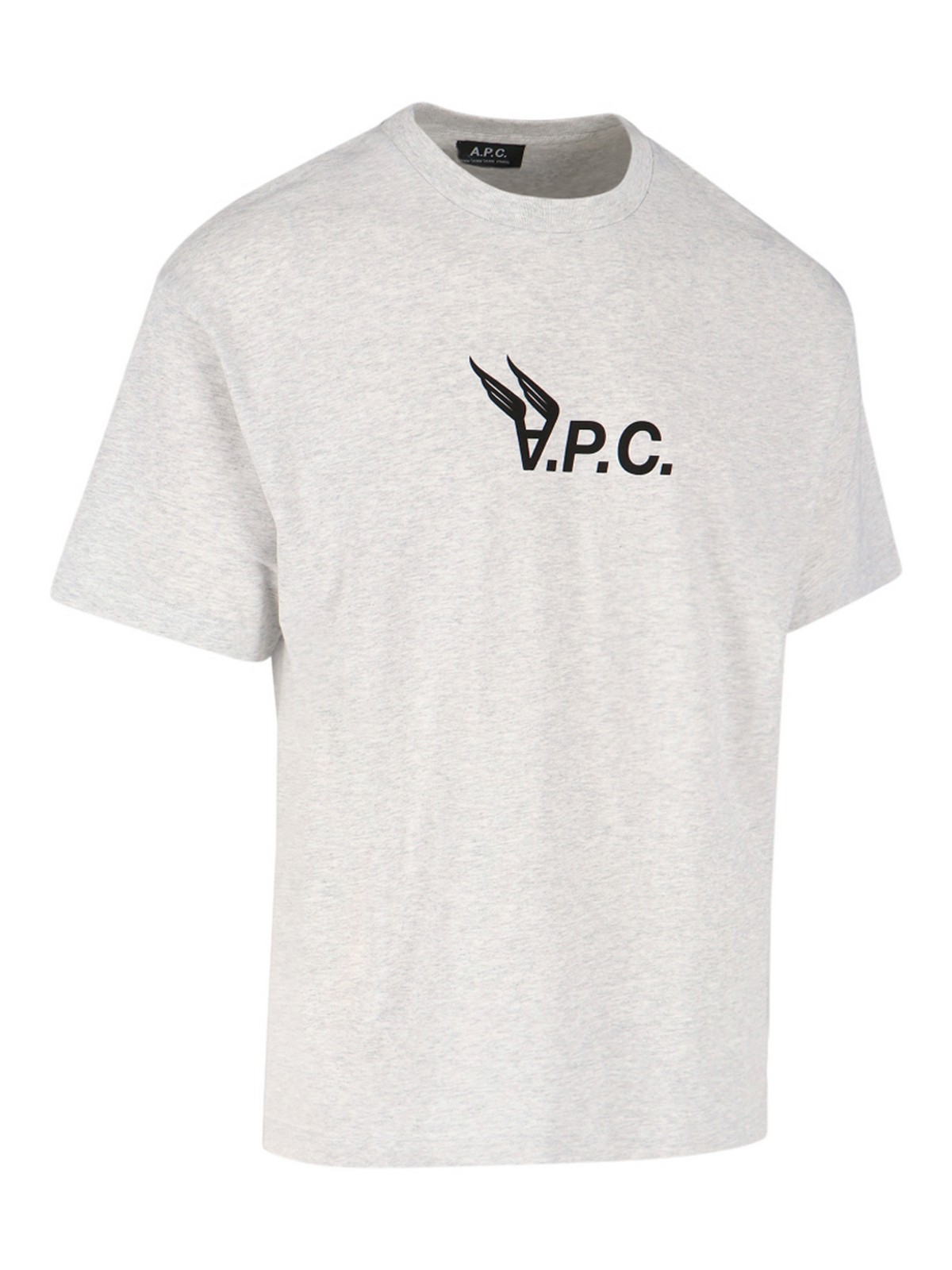 Shop Apc A.p.c. T-shirts And Polos Grey