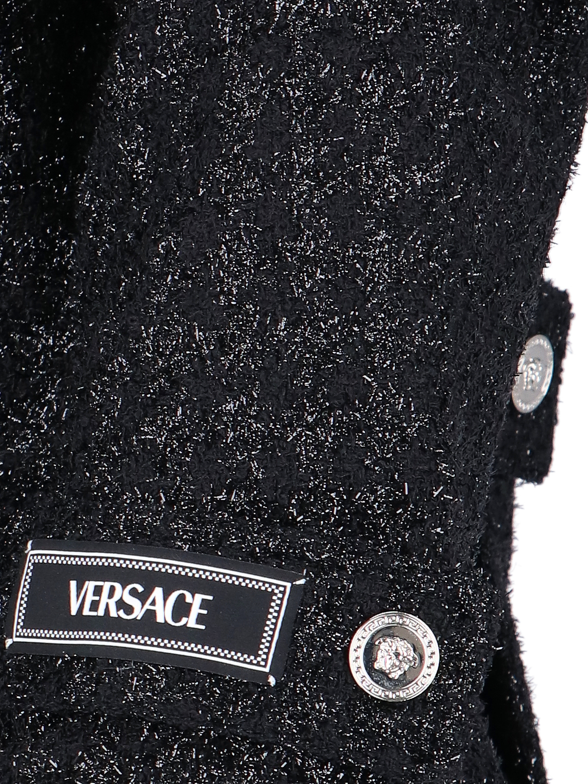 Shop Versace Jackets Black In Negro