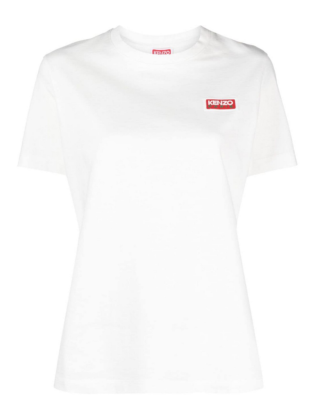 Shop Kenzo Paris Cotton T-shirt In White