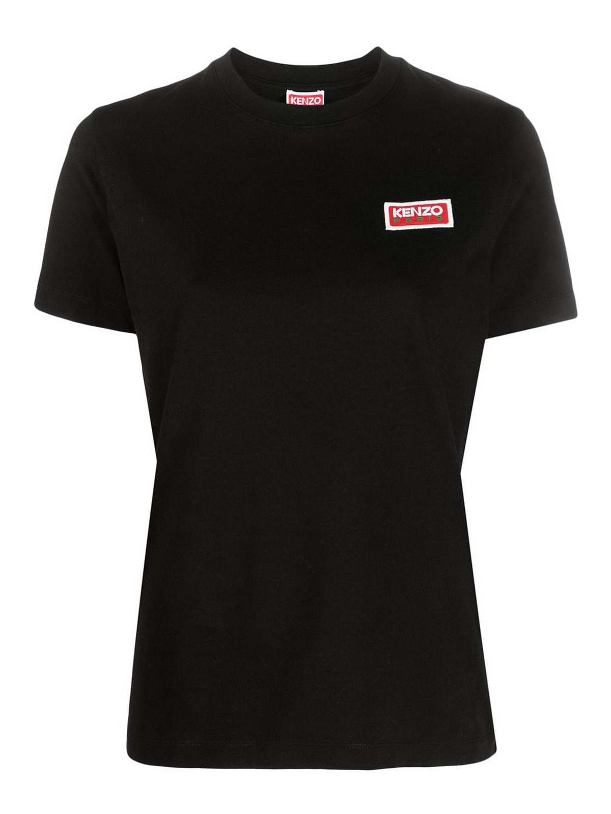 Kenzo Paris Cotton T-shirt In Black
