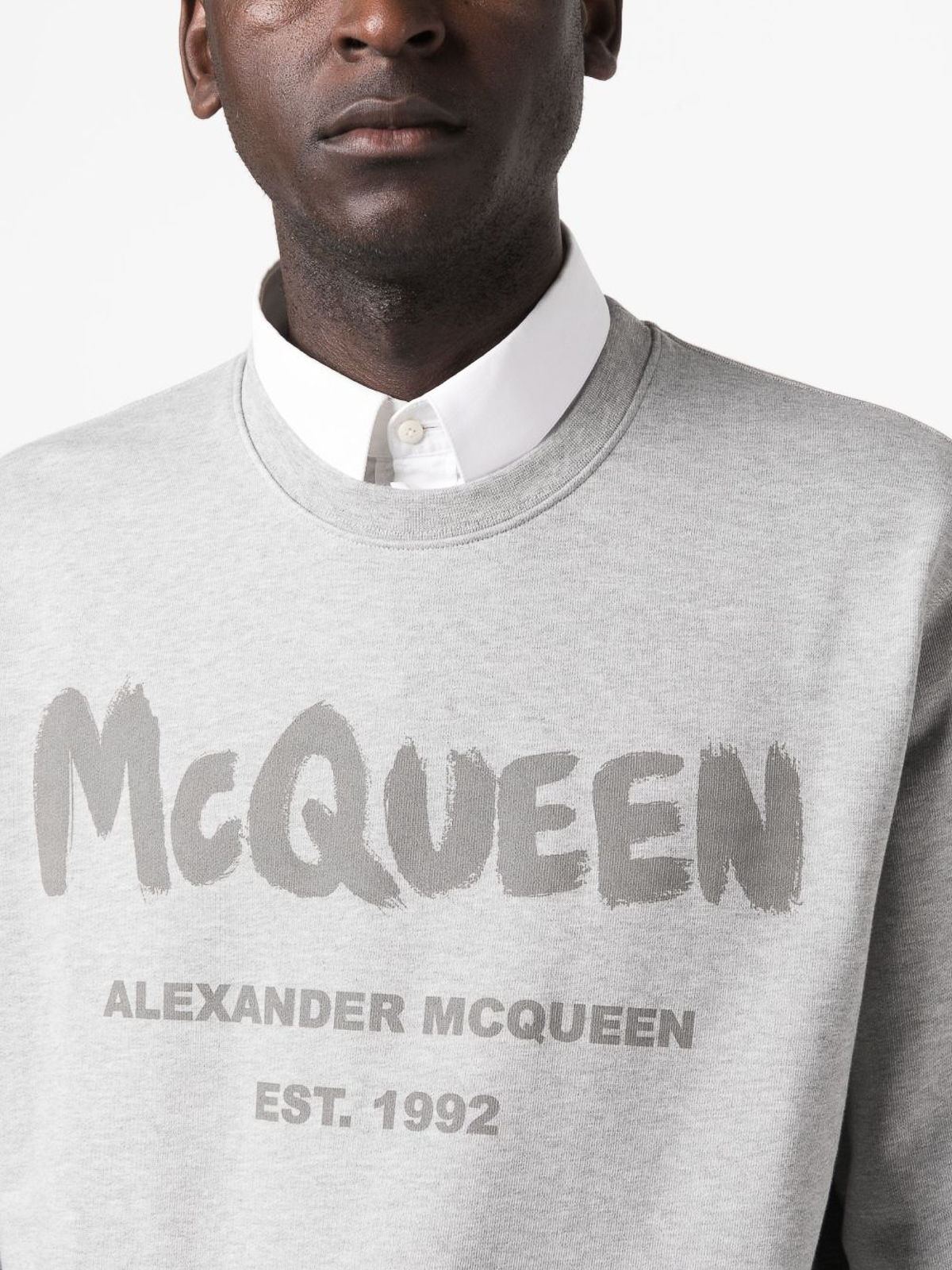 Shop Alexander Mcqueen Camisa - Gris