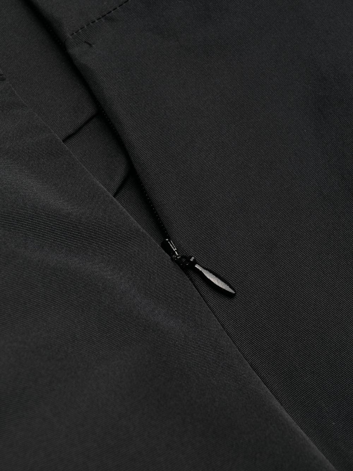Shop Alexander Mcqueen Asymmetric Draped Midi Dress In Black