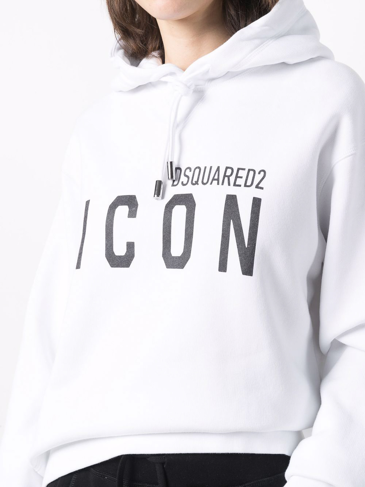 Shop Dsquared2 Sudadera - Blanco