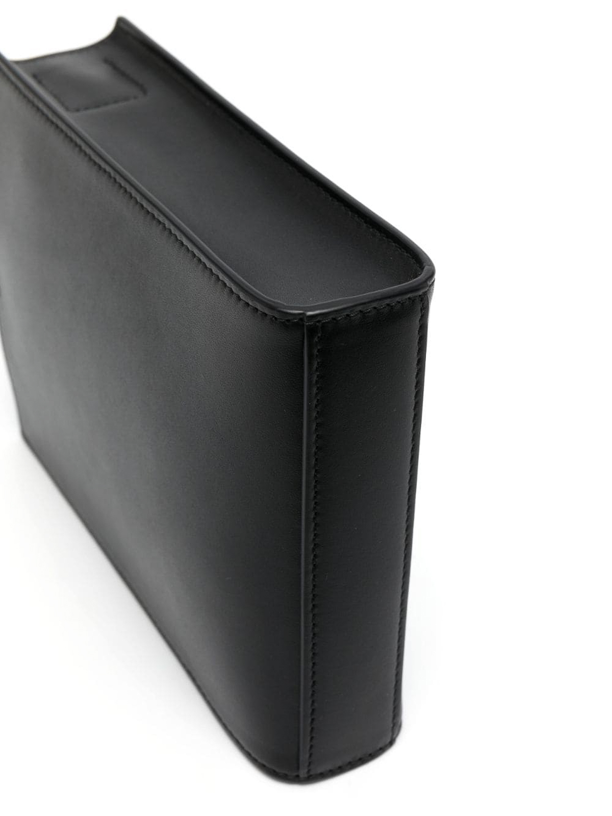 Shop Jil Sander Tangle Small Leather Crossbody Bag In Black
