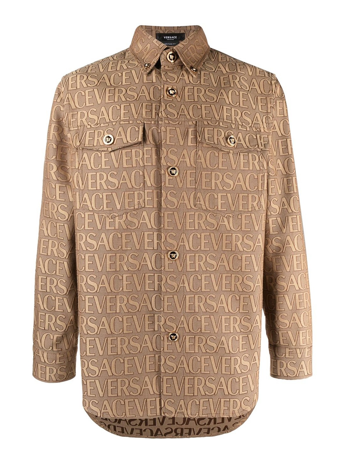 Shop Versace Camisa - Marrón In Brown