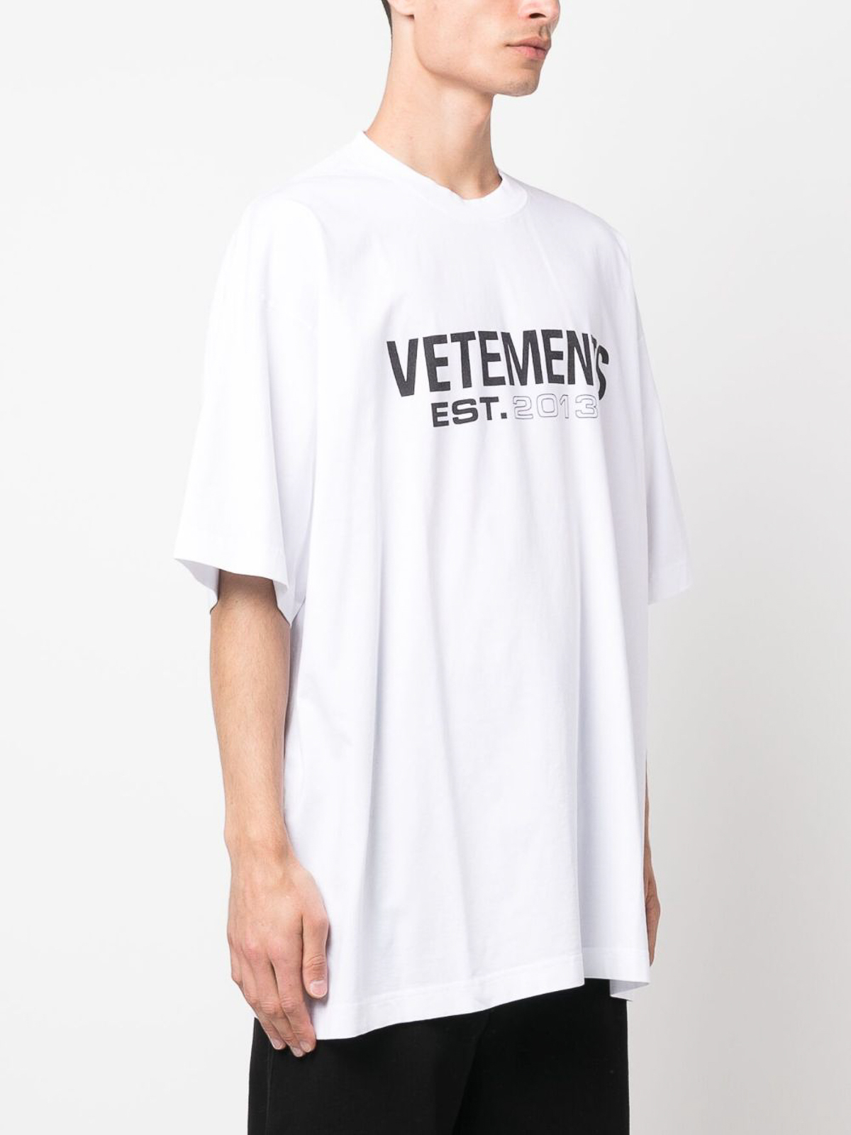 Shop Vetements Camiseta - Blanco In White