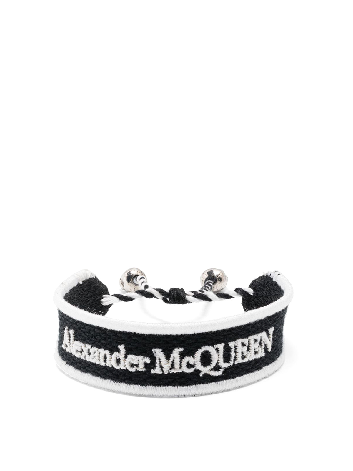 【送料&関税込】Alexander McQueen Cross Bar Bracelet Men's Sling Bracelet in Silver | Alexander McQueen US