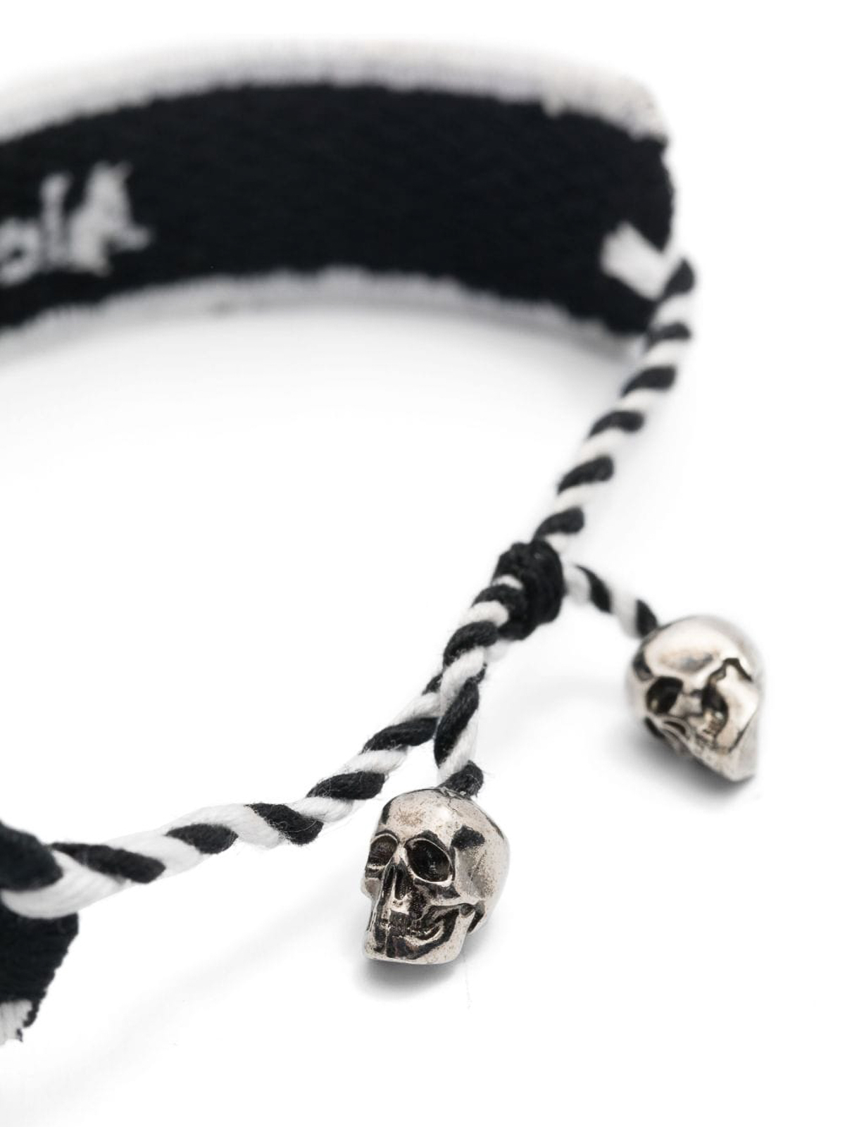 Alexander Mcqueen Logo bracelet - Black - Men | 7496921AAN11070