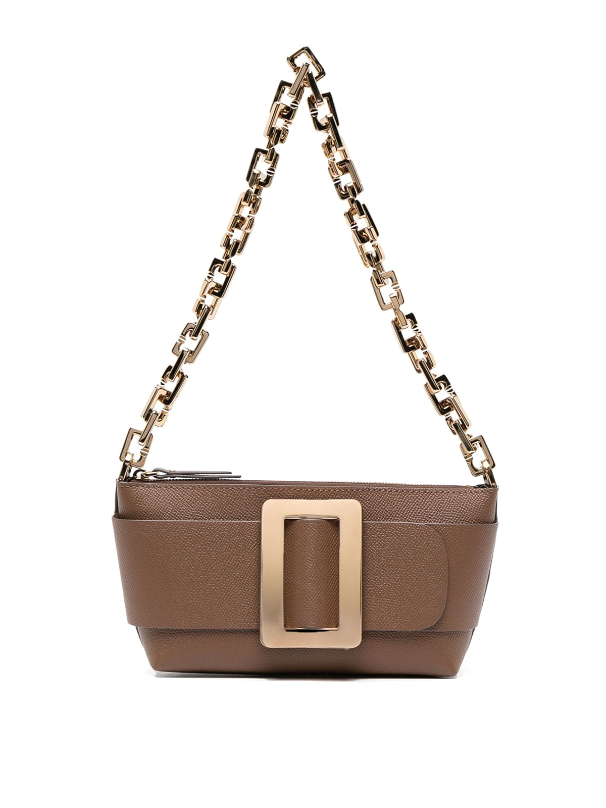 Buckle pouchette leather handbag by Boyy