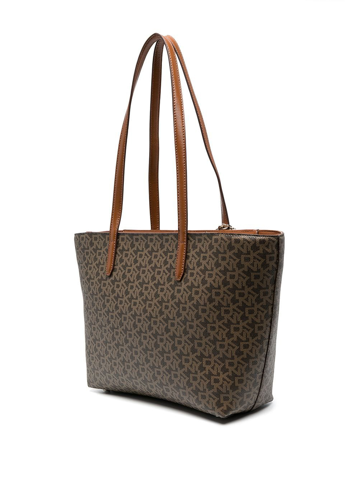 Dkny Bryant monogram shopping bag - Brown|R74AJ014BRYANTD3E