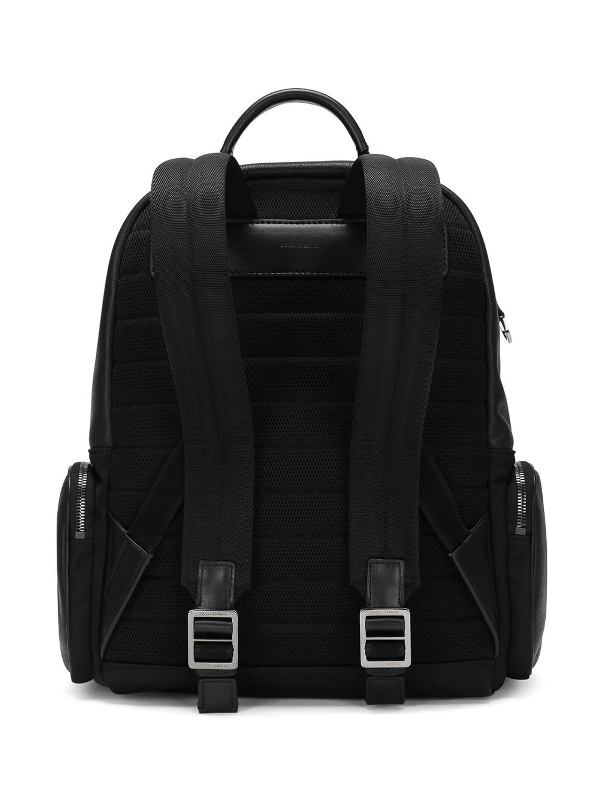 Shop Dolce & Gabbana Leather Backpack In Black