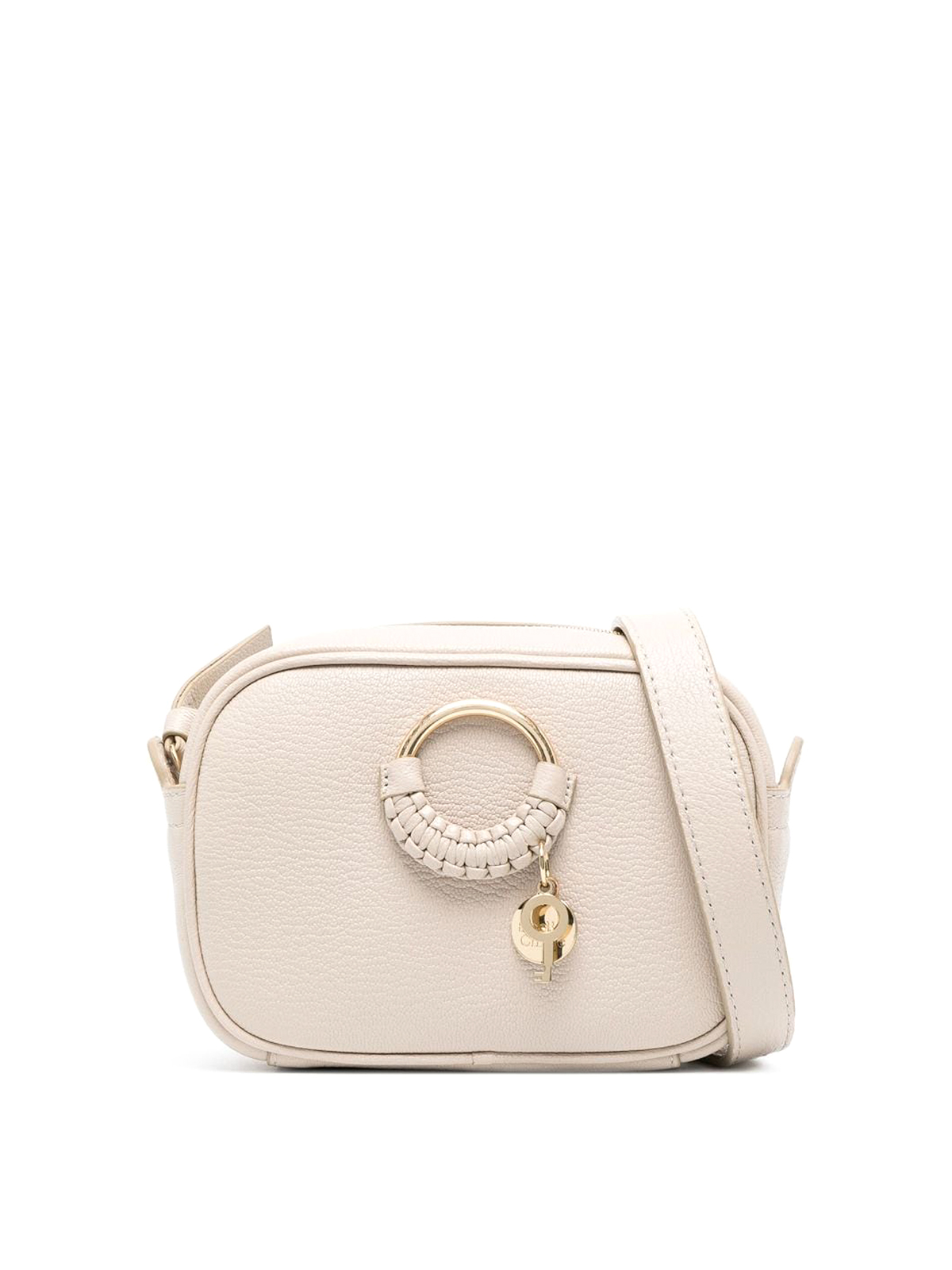 See By Chloé Hana Leather Camera Bag In Beige