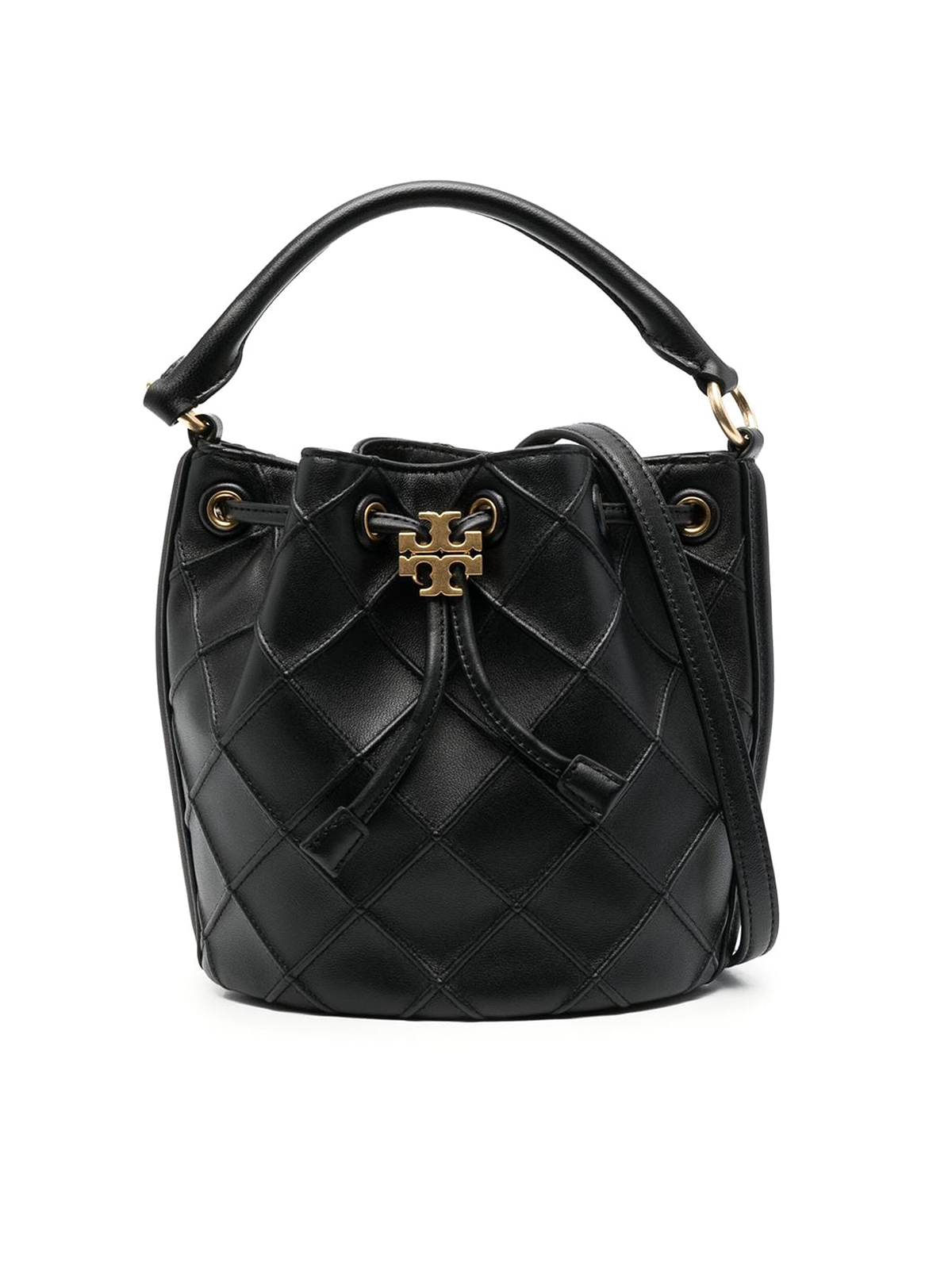 Tory Burch Fleming Quilted Leather Bucket Bag