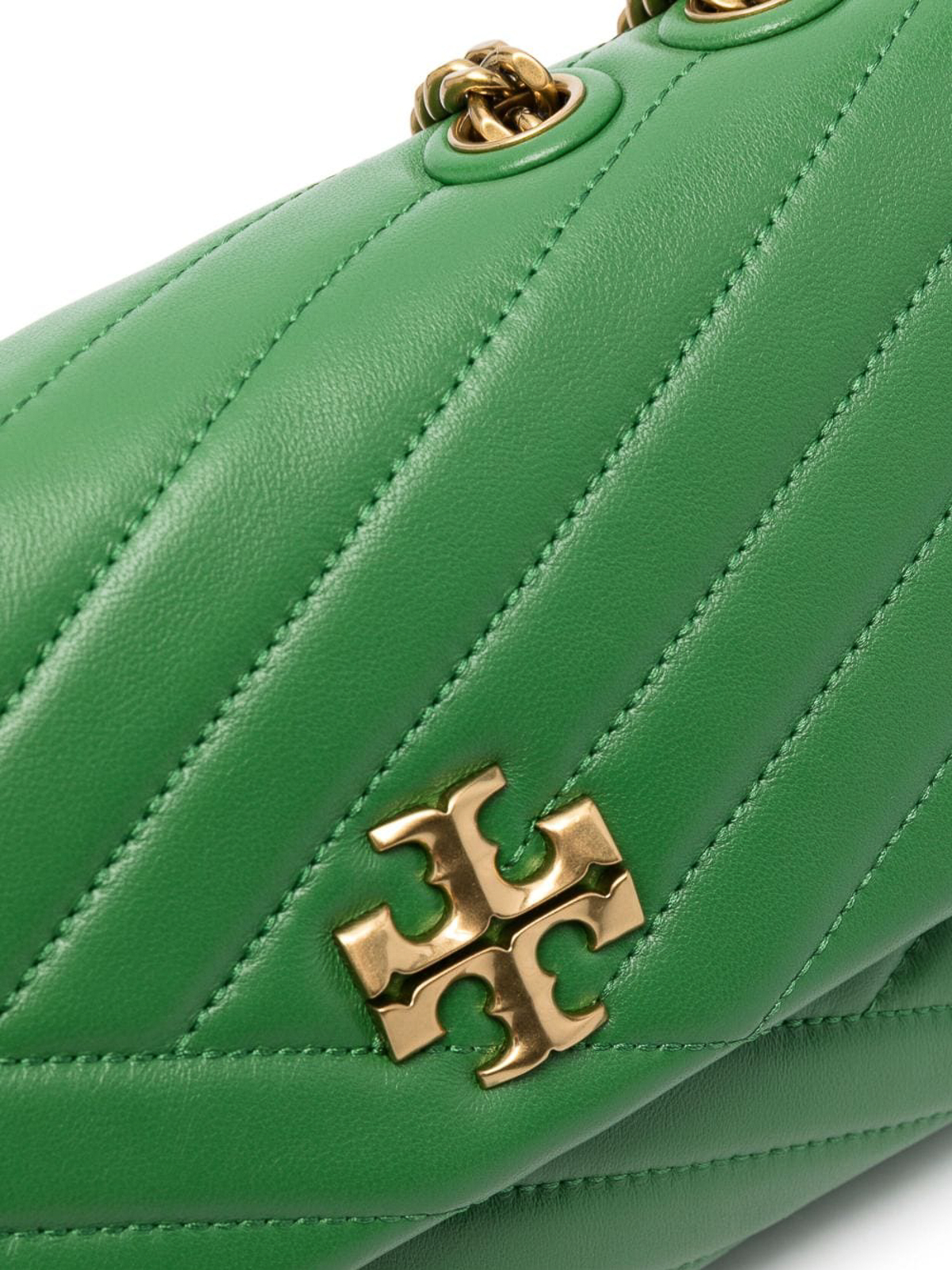 Cross body bags Tory Burch - Small kira bag in green leather - 90452301