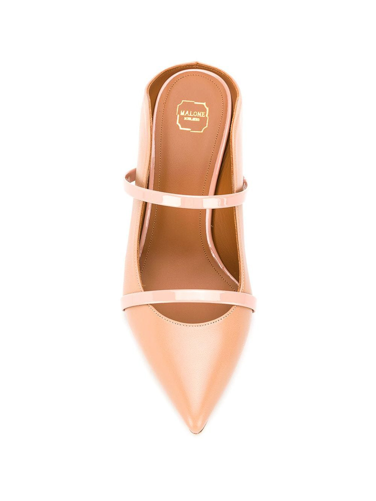 Shop Malone Souliers Maureen Leather Pumps In Rosado Claro