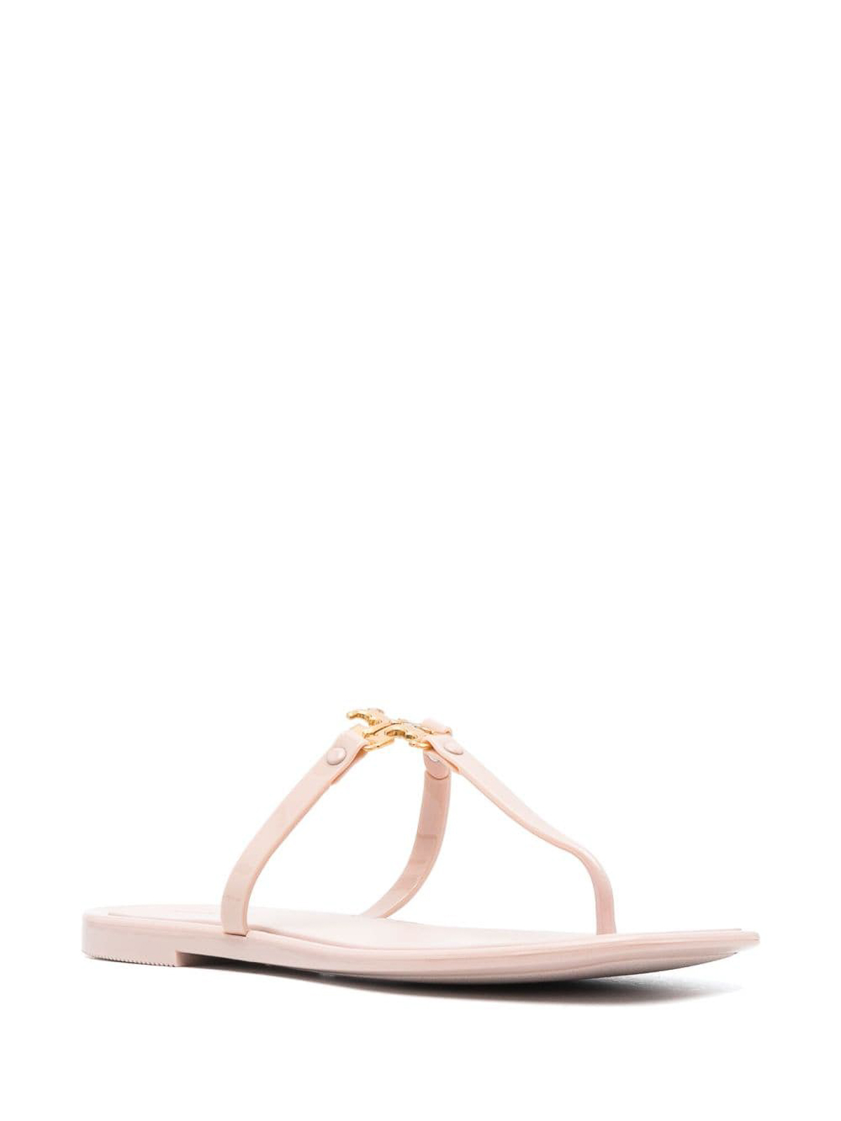Shop Tory Burch Roxanne Jelly Thongs In Nude & Neutrals