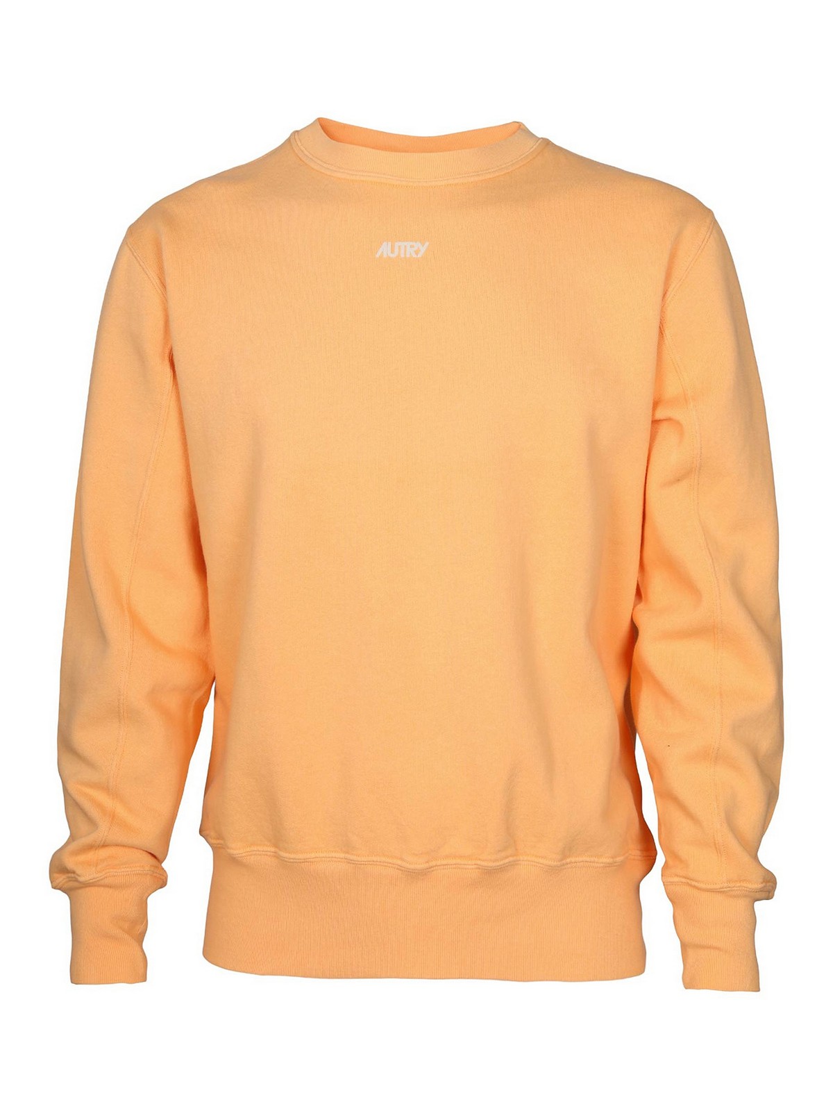 Autry Orange Cotton Sweatshirt