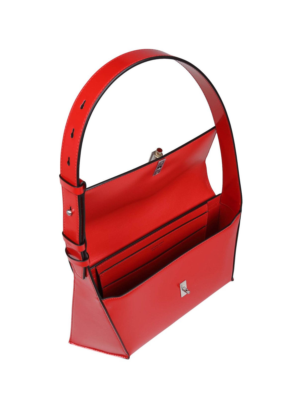 Shop Ferragamo Red Shoulder Bag