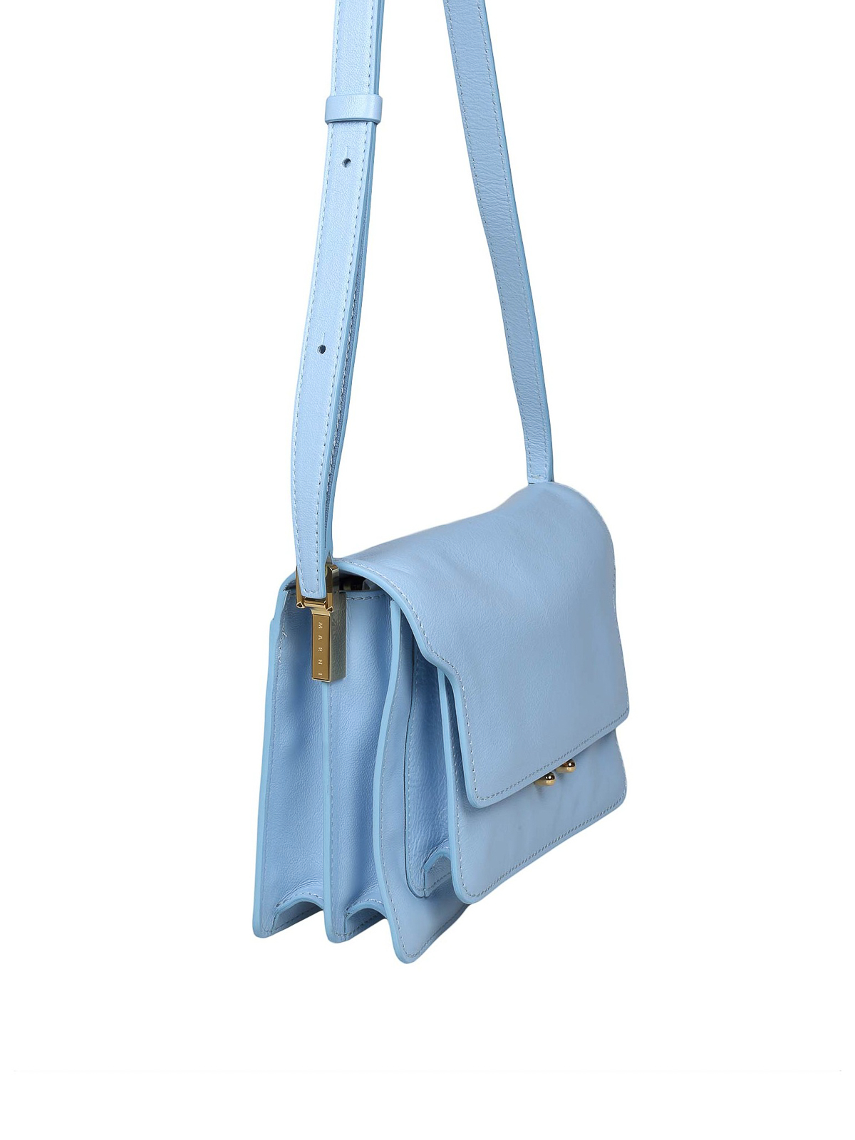 Marni Trunk - Shoulder bag for Woman - Light Blue