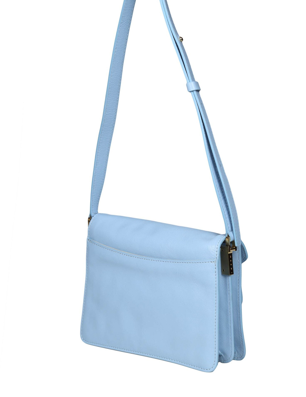Marni Light Blue Trunk Shoulder Bag