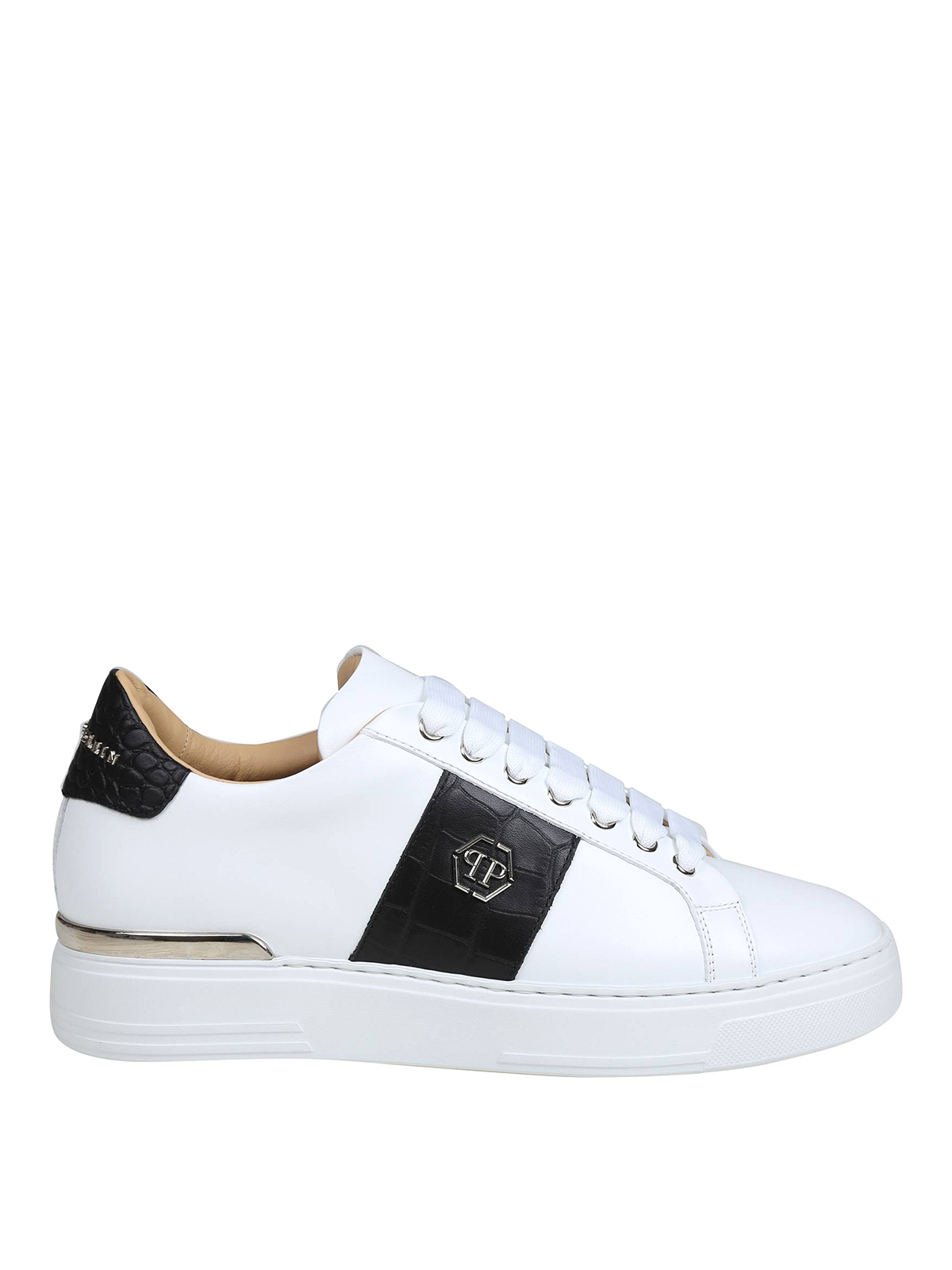 philipp plein white trainers