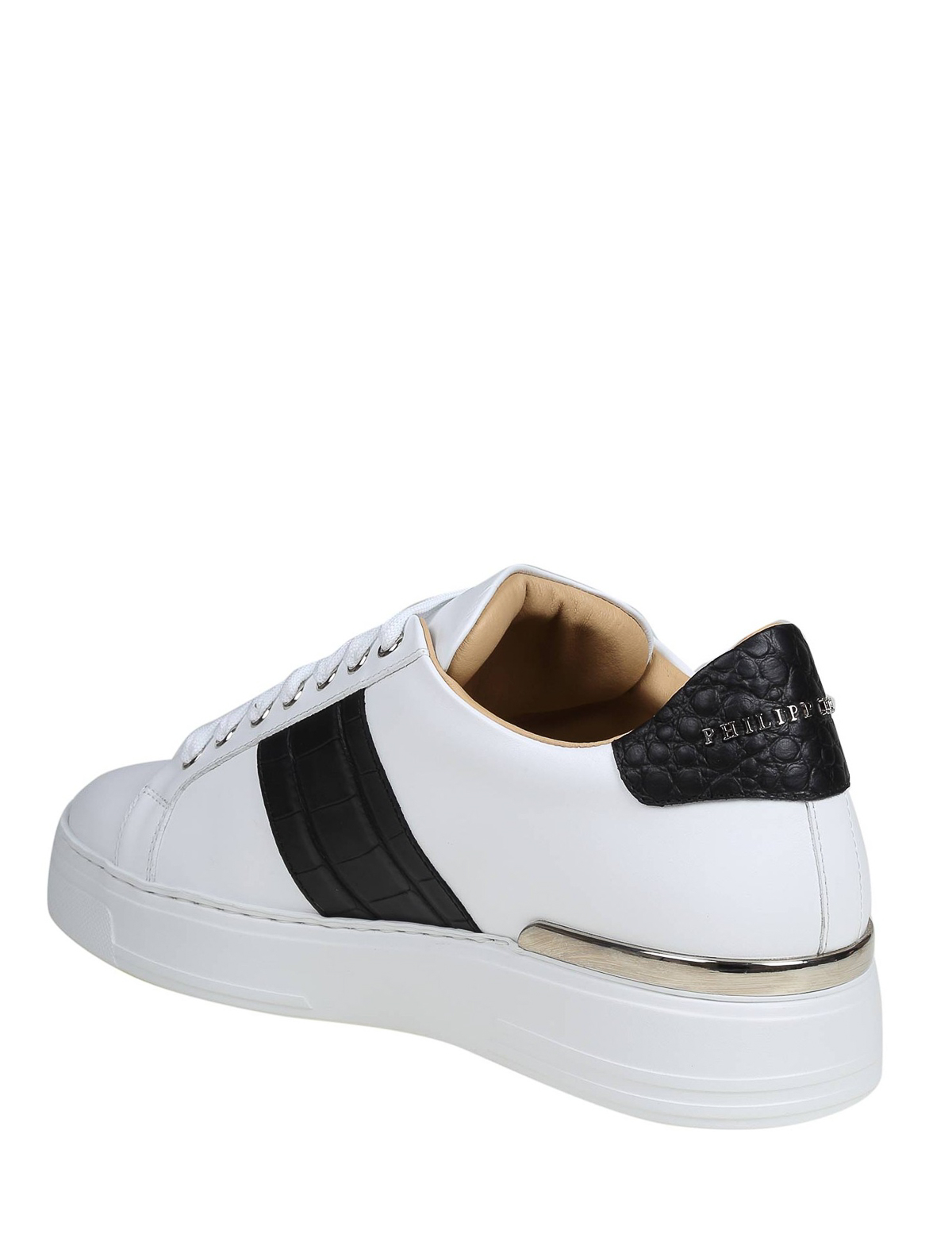 philipp plein white trainers
